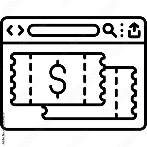 Ticket icon