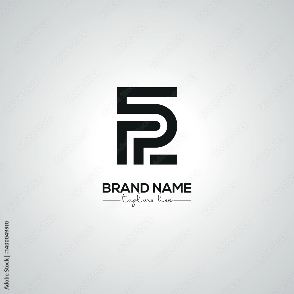 Creative Modern EP PE Lettermark Logo Design for Corporate Branding.