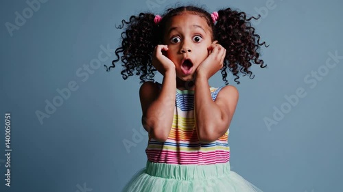 The Surprised Little Girl