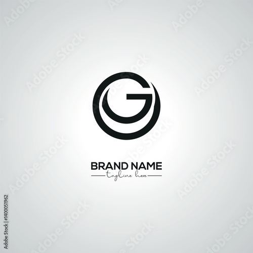 Obraz na płótnie Creative Modern OG GO Lettermark Logo Design for Corporate Branding. w salonie
