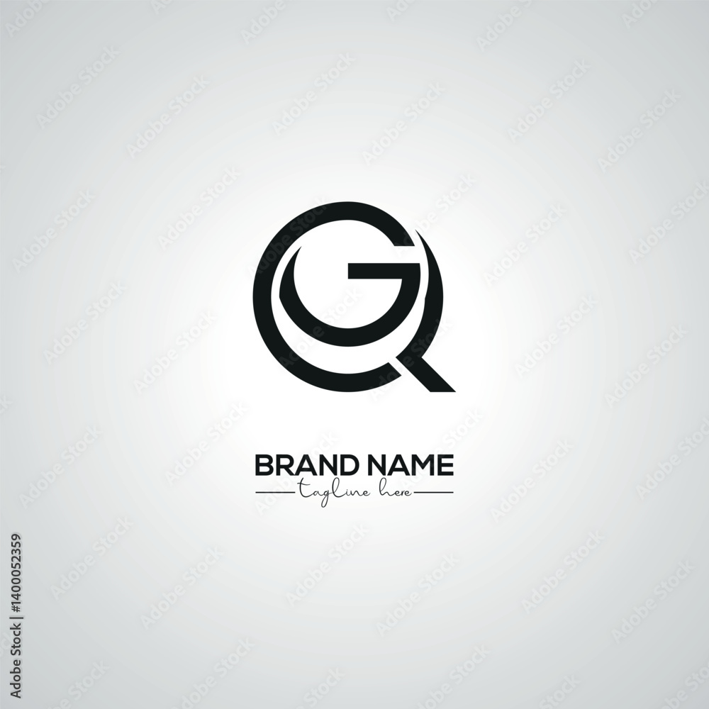 Creative Modern QG GQ Lettermark Logo Design for Corporate Branding.