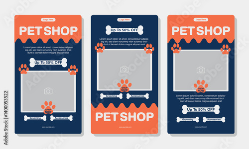 Template Story Design Pet Shop