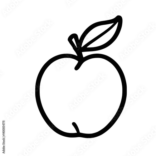 children's coloring peach, no background, png format