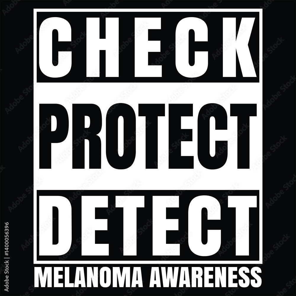 Fototapeta premium Melanoma skin cancer detection and prevention month graphic designs-1
