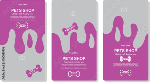 Template Story Design Pet Shop