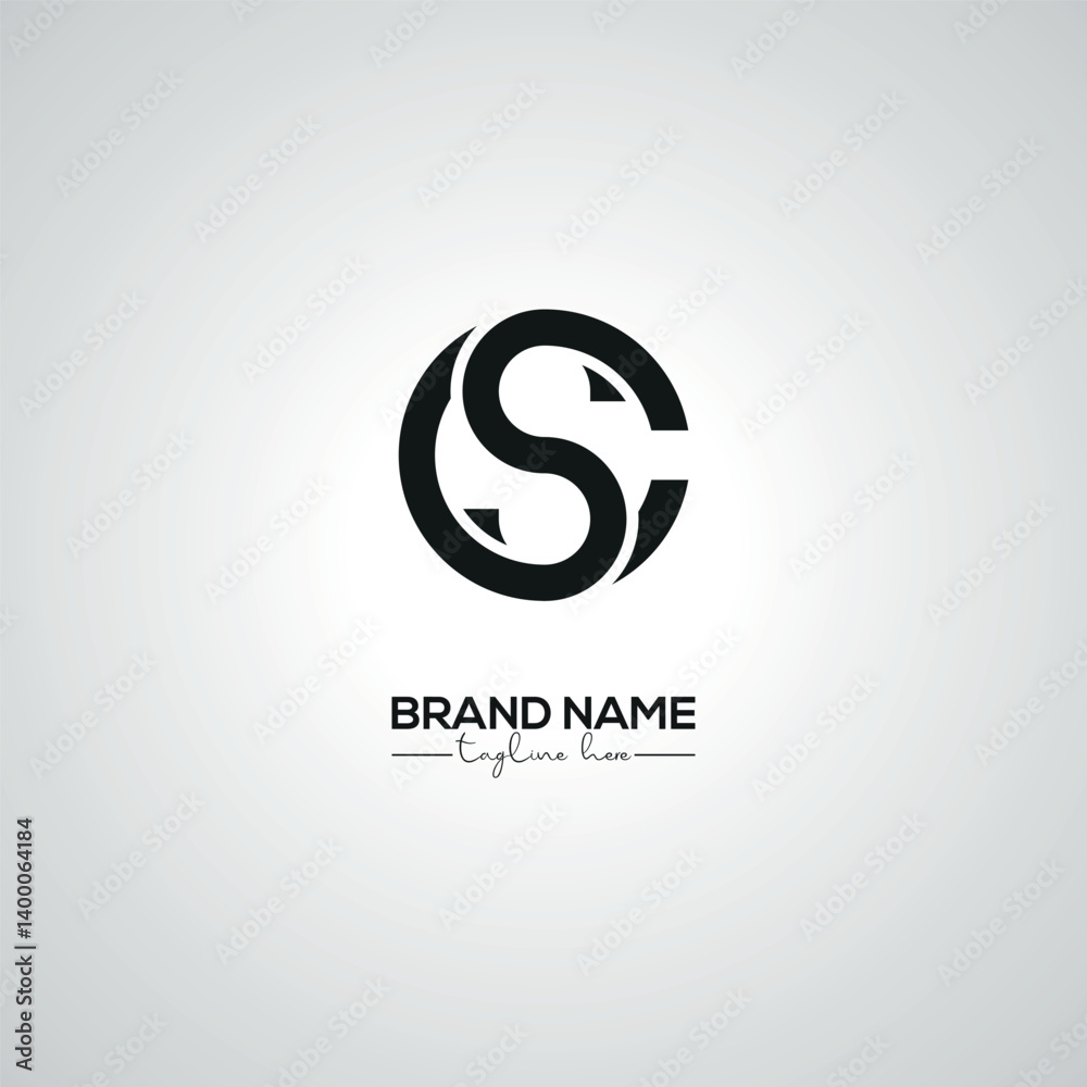 Creative Modern CS SC Lettermark Logo Design for Corporate Branding.
