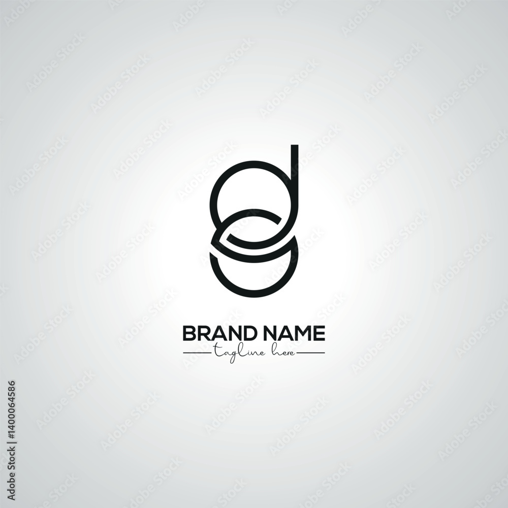 Creative Modern DS SD Lettermark Logo Design for Corporate Branding.