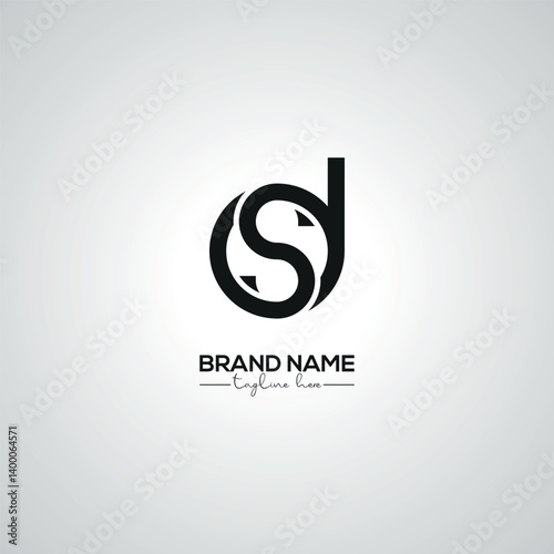 Creative Modern DS SD Lettermark Logo Design for Corporate Branding.