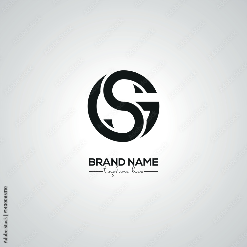 Creative Modern GS SG Lettermark Logo Design for Corporate Branding.