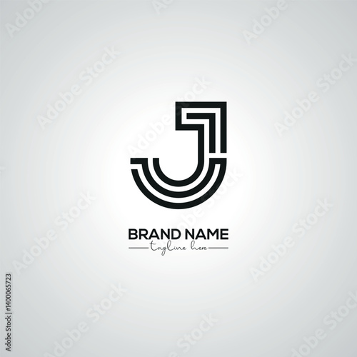 Creative Modern J Lettermark Logo Design for Corporate Branding.