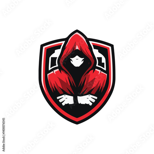 Gangster shield vector Logo esports for gaming