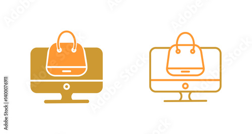 Online Shopping Icon Design
