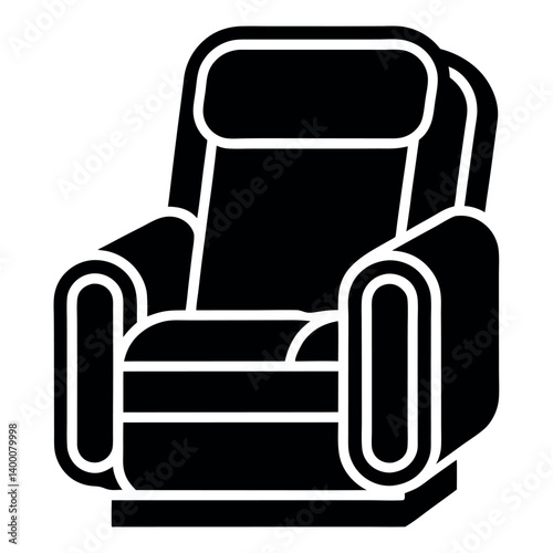 Stylish Armchair Icon for Interior Design