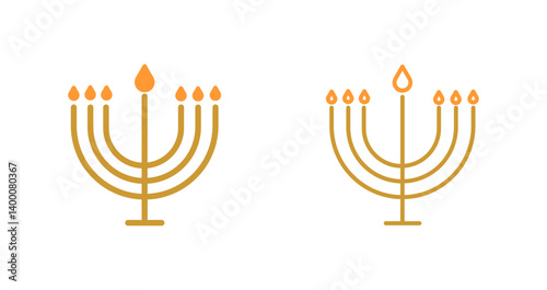 Hanukkah Icon Design