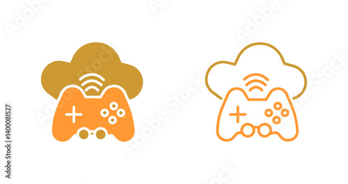Game Streaming Icon Design