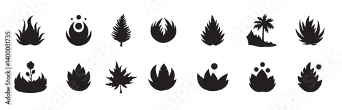  Business logo abstract geomatic shape flower botanical outline spiral motion swirl texture energy decorative icon symbol company vintage set circle leaf fire water bird wing bundle
