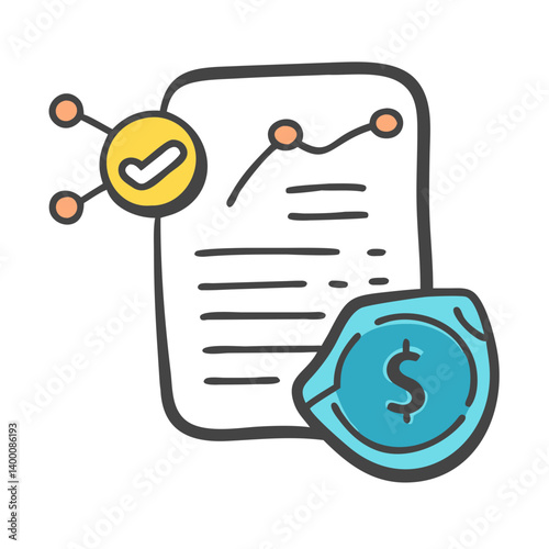 smart contract icon, smart contract vector illustration-simple illustration of smart contract, perfect for smart contract logos and icons