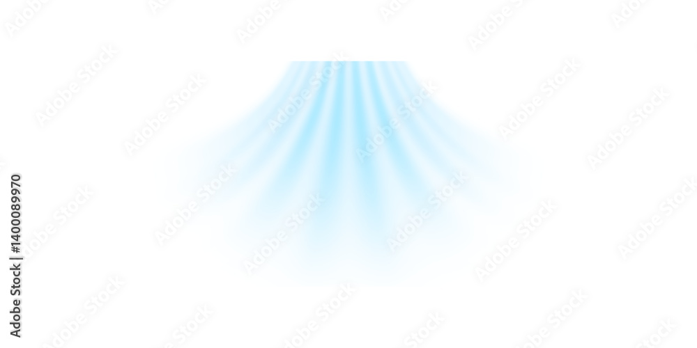 Air, wind effect isolated transparent background. Airflow overlay: fresh air for cleaning, cooling or changing the air. Wind Wave Effect. 3D vector illustration.