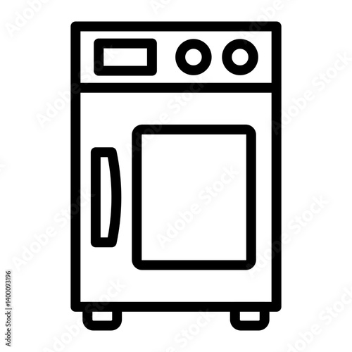Incubator Vector Line Icon Design