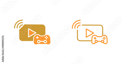 Gaming Streamer Icon Design