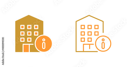 Hotel Information Icon Design