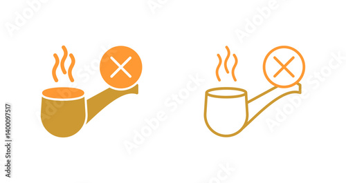 No Cigar Icon Design