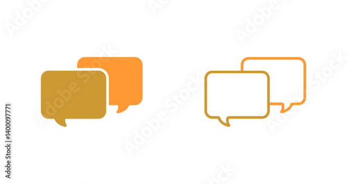 Message Bubble Icon Design