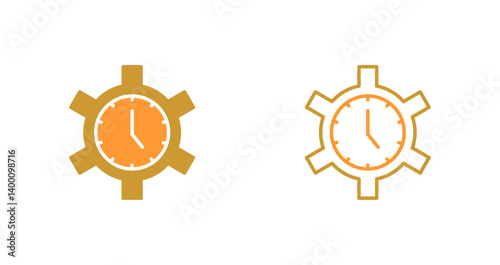Time Management Icon Design