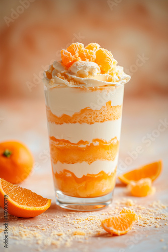 Creamy Orange Dream Dessert in a Glass