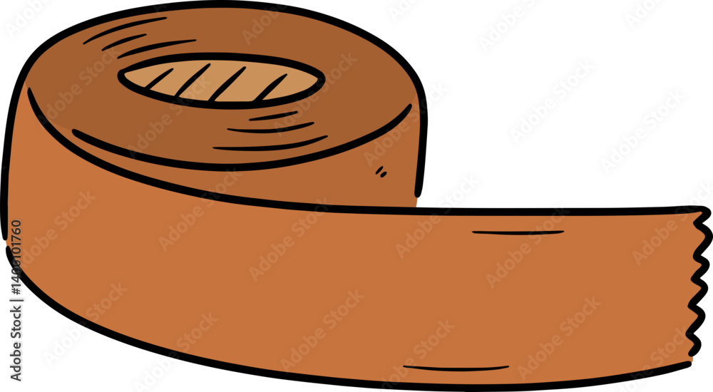 Illustration of adhesive tape
