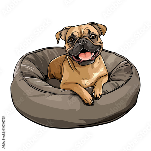 dog, animal, vector, transparent background, kennel