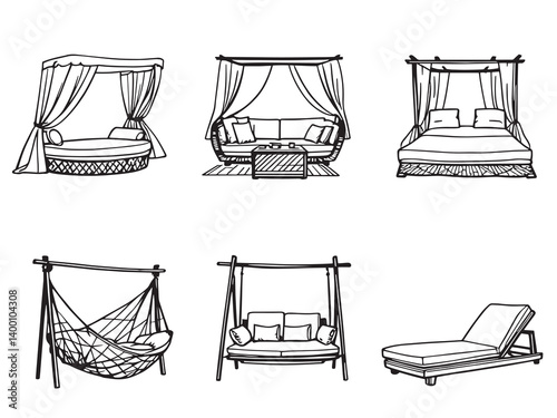 Outline Outdoor Daybed Collection