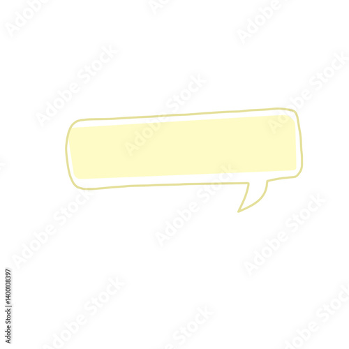 yellow speech bubble