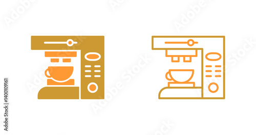 Coffee Machine Icon Design
