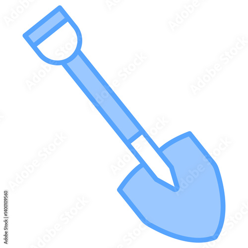 Shovel Blue Icon