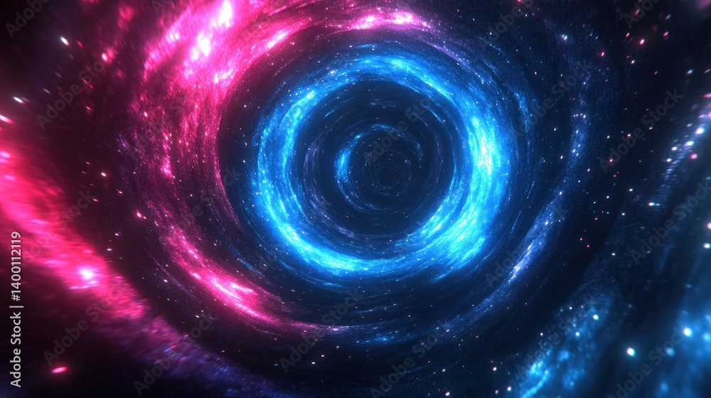 Abstract swirling galaxy Abstract swirling galaxy