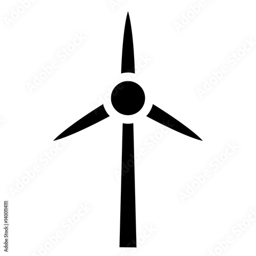 Wind Turbine Spinning Icon