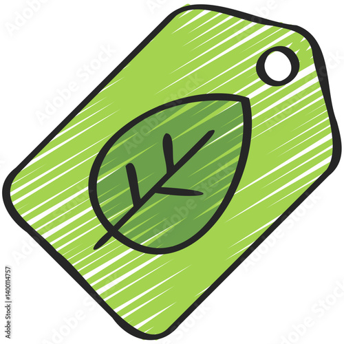 Eco Product Tag Icon