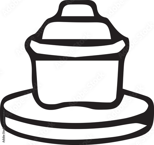 illustration of an electric lamp