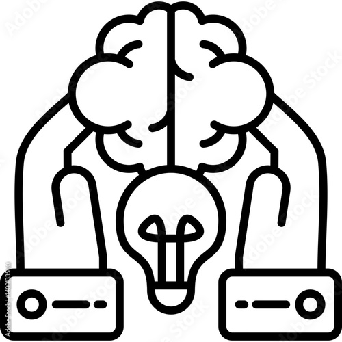 Mind Icon Vector Element
