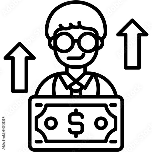 Cash Icon Vector Element