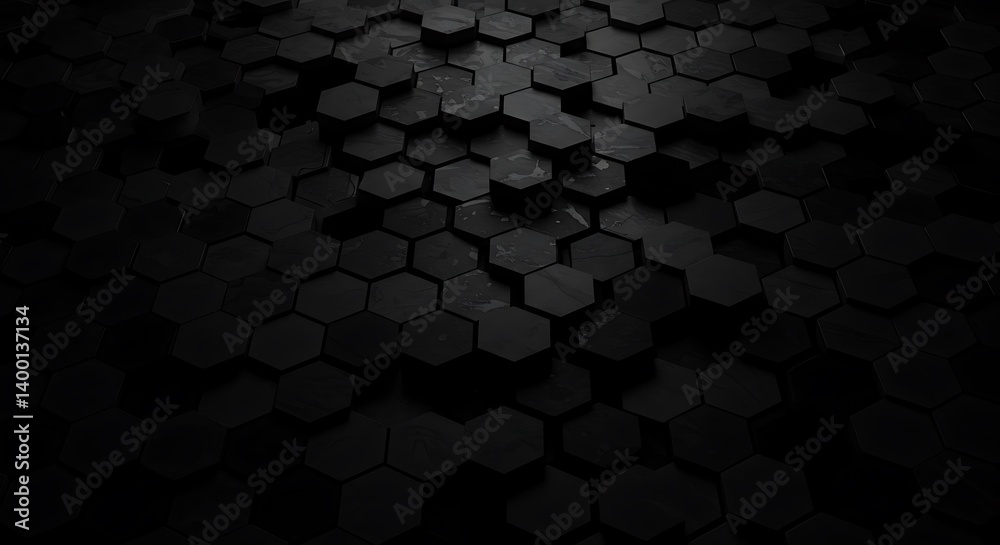 Shadowed Hexagons AI Generated Shadowed Hexagons AI Generated