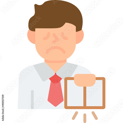 Bankruptcy Icon Vector Element