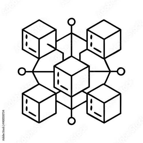 Interconnected Data Cubes Representing a Decentralized Network Architecture