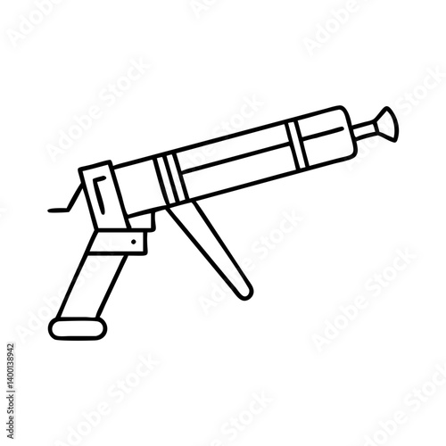 Caulk Gun Cartridge Applicator Tool for Construction and DIY Projects