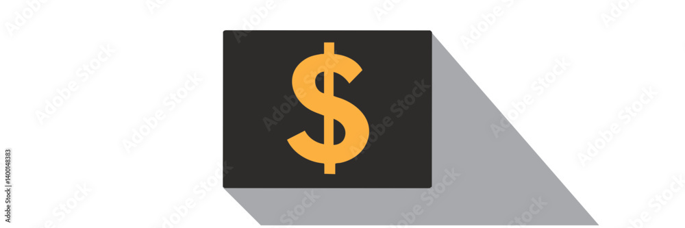 Golden Dollar Sign on Dark Background with Shadow Effects Representing Finance and Money Concepts in Modern Design Aesthetics Golden Dollar Sign on Dark Background with Shadow Effects Representing Finance and Money Concepts in Modern Design Aesthetics