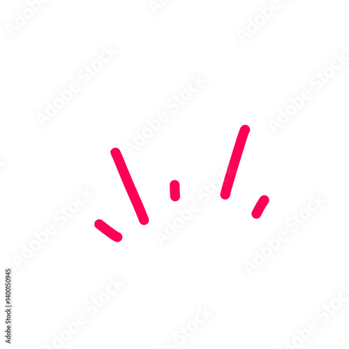 Cartoon doodle bomb explosion
