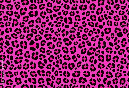 Pink leopard print, seamless repeating pattern , surface, decorative
