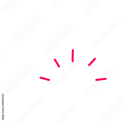 Cartoon doodle bomb explosion