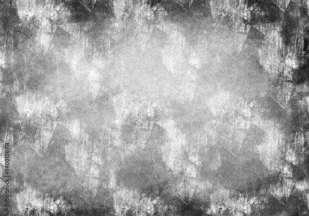 Obraz premium Abstract grunge black and white distressed texture background, noise background, Isolated on transparent background, PNG 